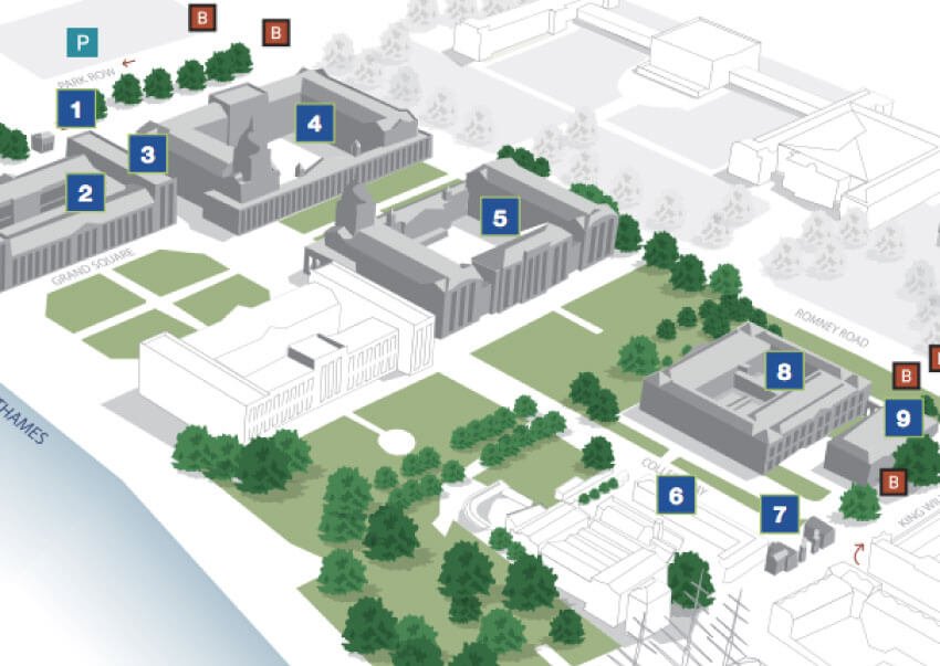 University of Greenwich Campus Map